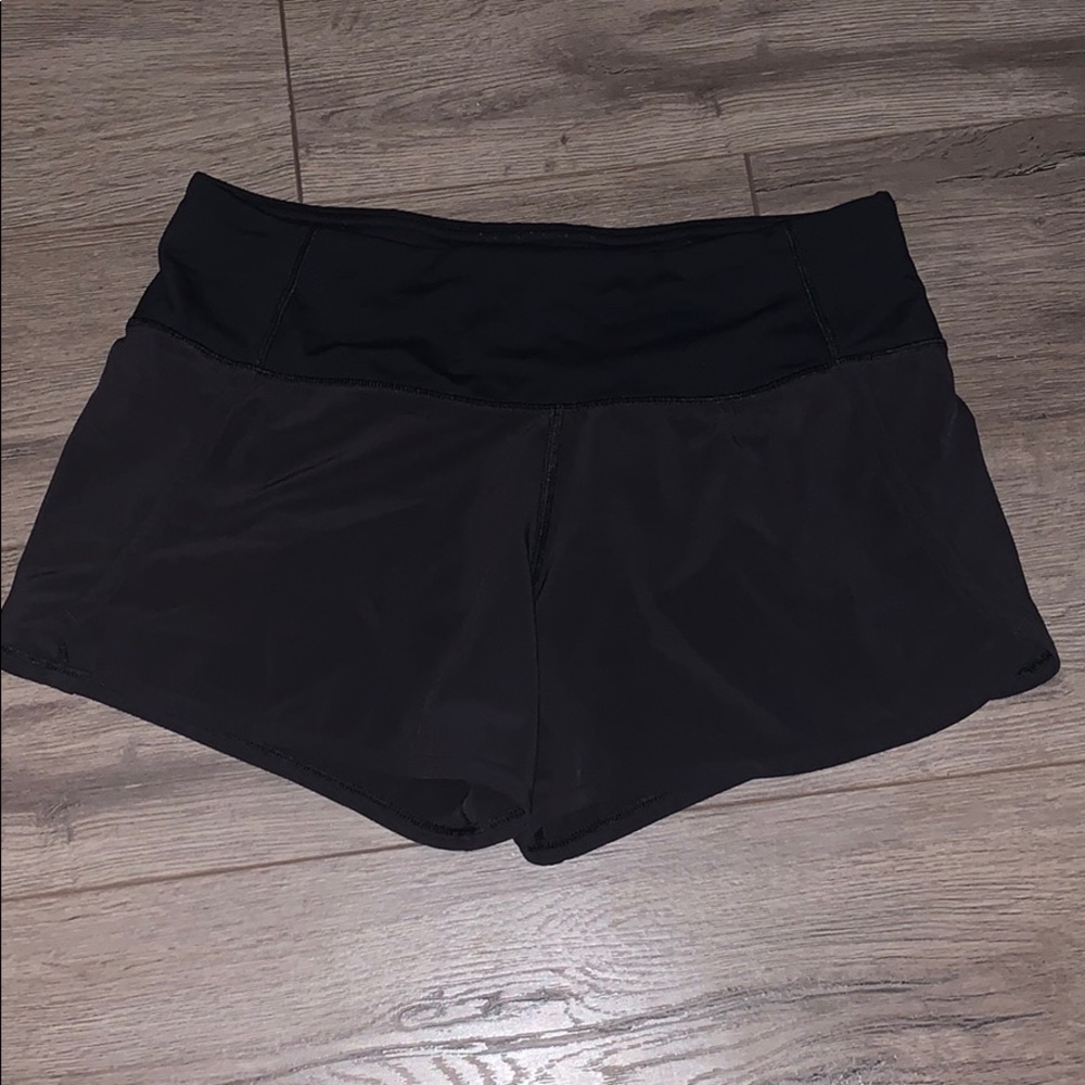 black speed shorts- lululemon